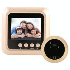 Smart WiFi Video Campanello visivo, supporto per visione notturna e uscita di messaggi video e rilevamento del movimento, multilingue e scheda TF da 32 GB