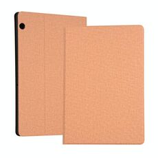 Custodia protettiva in TPU universale in tessuto per Huawei MediaPad T5, con supporto (oro)