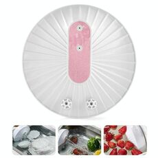 GYB001 Mini-ultrasuoni Lavastoviglie Portatile Ricarica USB Fruit Cleaner, Imballaggio Domestico (Rosa)