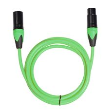 Cavo audio per mixer microfono XRL maschio a femmina, lunghezza: 1 m (verde)