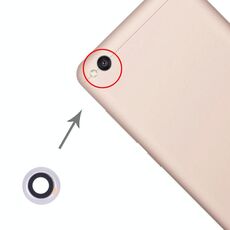 Copriobiettivo per fotocamera da 10 PC per Xiaomi Redmi 4A (argento)