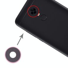 Copriobiettivo per fotocamera da 10 PC per Xiaomi Redmi 5 Plus (rosa)