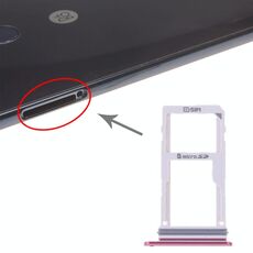 Vassoio scheda SIM + vassoio scheda SIM / vassoio scheda micro SD per LG V30 VS996 LS998U H933 LS998U (rosso)