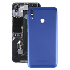 Coperchio posteriore della batteria con obiettivo della fotocamera per Asus Zenfone Max M2 ZB633KL ZB632KL (blu)