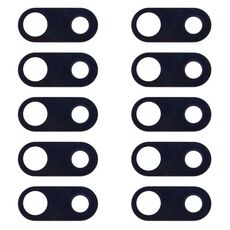 Obiettivo fotocamera posteriore 10 PC per LG V30 H930 H933 (nero)