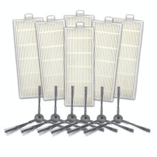 XI227 3 paia K614 spazzole laterali * 3 + 6 PCS I207 filtri per ILIFE A4 A4S A6