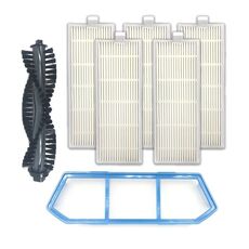XI231 Filtro primario I205 + 5 pezzi Filtro I207 + Set spazzole principali I203 per ILIFE A4S