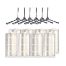 XI243 3 paia di spazzole laterali K614 + 8 pezzi I208 set di filtri per ILIFE V5S Pro / V50 / V5S