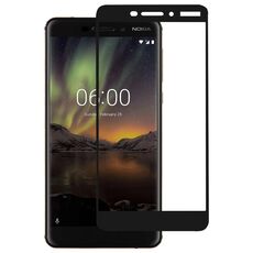 Pellicola protettiva in vetro temperato Full Glue Full Cover per Nokia 6.1 / 6 (2018) / 6 (seconda generazione)