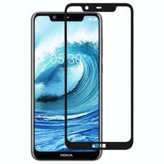 Pellicola proteggi schermo Full Glue Full Cover in vetro temperato per Nokia 5.1 Plus / X5
