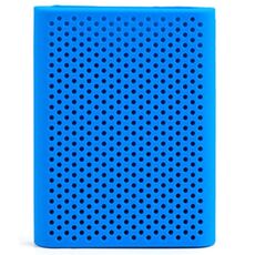 PT500 Custodia protettiva in silicone per disco rigido portatile all-inclusive resistente ai graffi per Samsung Portable SSD T5, con prese d'aria (blu)