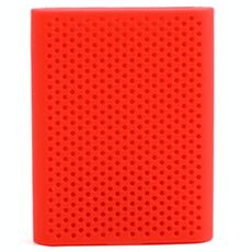 PT500 Custodia protettiva in silicone per disco rigido portatile all-inclusive resistente ai graffi per Samsung Portable SSD T5, con prese d'aria (rosso)