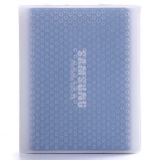 PT500 Custodia protettiva in silicone per disco rigido portatile all-inclusive resistente ai graffi per Samsung Portable SSD T5, con prese d'aria (bianco)