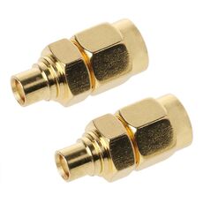 Connettore coassiale RF da 2 PC SMA maschio a MCX femmina