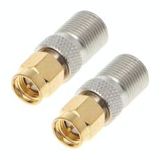 Connettore coassiale RF da 2 PC SMA femmina a F femmina