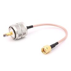 Cavo coassiale RF da 15 cm UHF maschio a SMA maschio Pigtail