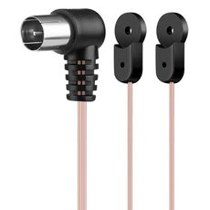 Antenna a dipolo FM da 2 m Connettore a spina femmina Ricevitore audio stereo