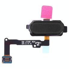 Cavo flessibile per sensore di impronte digitali per Galaxy J7 Duo SM-J720F (nero)