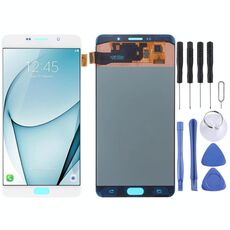 Schermo LCD originale Super AMOLED per Galaxy A9 Pro (2016) / A910F Digitizer Assemblaggio completo (bianco)