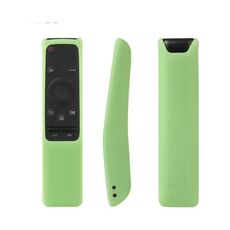 Custodia protettiva del telecomando del silicone impermeabile universale del silicone per Samsung Smart TV (verde fluorescente)
