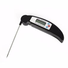 Termometro per carne pieghevole Termometro da cucina digitale Sonda per barbecue da cucina, consegna a colori casuali