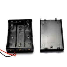 10 PCS AA Dimensione Power Battery Battery Case Box Supporto per 3 x Batterie AA con coperchio e interruttore