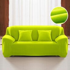 Copridivano in tessuto felpato Copridivano spesso Copridivano elastico per divano Non includono federa, specifica: 3 posti 190-230 cm (verde)