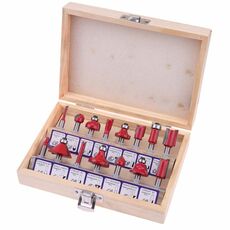 Set di punte per fresa in carburo di tungsteno con gambo Set di utensili per frese per legno Set di frese per frese per legno per utensili in legno