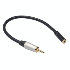 TC210MF-03 Cavo audio da 3,5 mm maschio a femmina, lunghezza: 0,3 m