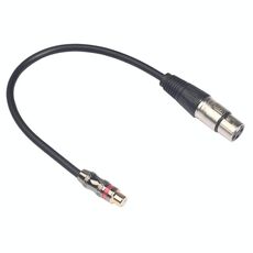 TR026K18-03 Cavo audio RCA femmina a XLR femmina, lunghezza: 0,3 m