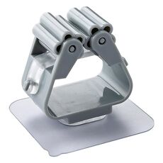 Mop Holder Wall Mounted Organizer Holder Cucina per la casa Bagno Adesivo per riporre l'adesivo Gancio per scopa Clip per gancio Rack