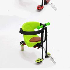 Sedili anteriori per bicicletta completamente circondati per bambini (verdi)