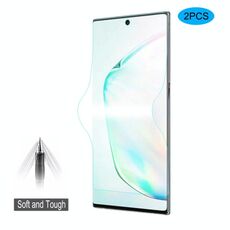 2 PCS ENKAY Hat-Prince 0.1mm 3D Full Screen Protector Pellicola idrogel a prova di esplosione per Galaxy Note10 +