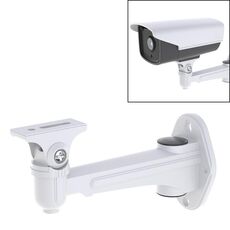 Supporto per montaggio a parete CCTV Staffa in alluminio metallizzato argento Staffa da interno per esterni per telecamera Bullet Accessori per staffa telecamera IP