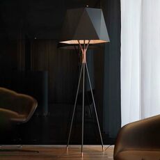 Creativo Semplice Lampada da terra a tre gambe Soggiorno Camera da letto Modello Camera Luce decorativa Luce (bianco caldo)