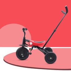 Ride On Toys Triciclo per bambini Bicicletta pieghevole per bambini Scooter per bambini (rosso)