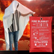 Tenda per estintori con protezione di sicurezza per ripari antincendio di sopravvivenza di emergenza, dimensioni: 2 × 2 m