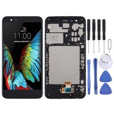 Schermo LCD TFT per LG K30 / K10 (2018)/ X410 digitalizzatore assemblaggio completo con telaio (nero)
