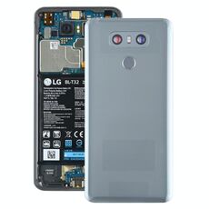 Coperchio posteriore della batteria con obiettivo della fotocamera e sensore di impronte digitali per LG G6 / H870 / H870DS / H872 / LS993 / VS998 / US997 (grigio)