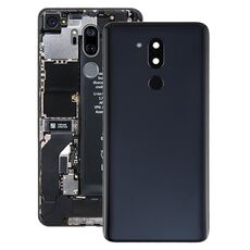 Coperchio posteriore della batteria con obiettivo della fotocamera e sensore di impronte digitali per LG G7 ThinQ / G710 / G710EM / G710PM / G710VMP (nero)