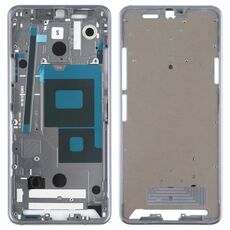 Piastra cornice cornice LCD alloggiamento anteriore per LG G7 ThinQ / G710 (argento)