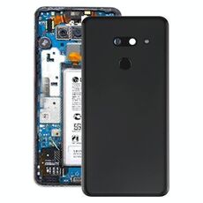 Coperchio posteriore della batteria con obiettivo della fotocamera e sensore di impronte digitali per LG G8 ThinQ / LMG820QM7 LM-G820UMB LMG820UM1 (versione USA) (nero)