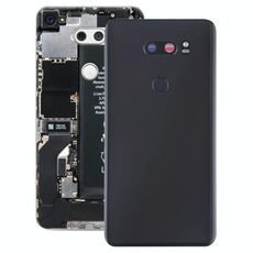 Coperchio posteriore della batteria con obiettivo della fotocamera e sensore di impronte digitali per LG V30 + / VS996 / LS998U / H933 / LS998U / H930 (nero)