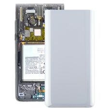 Per il coperchio posteriore della batteria Galaxy A80 (argento)