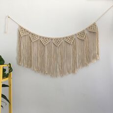 Decorazione della casa dell'annata della parete del pizzo a mano dell'annata, dimensione: 89x35cm