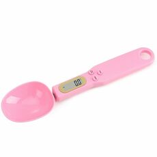 LCD digitale da cucina Misurazione del peso degli alimenti Bilancia elettronica professionale Bilancia a cucchiaio (rosa)