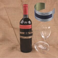 Termometro digitale del vino elettrico LCD dell'acciaio inossidabile 2pcs