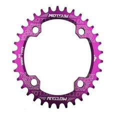 Motsuv stretto ampio corone MTB Bicycle 104BCD PARTI PIASTRE DENDER (VIOLA)