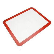 Tappetino da forno in platino, fibra di vetro, silicone, pasticceria, biscotti, tappetino per impastare, dimensioni: 40x30 cm