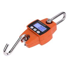 300kg x 100g portatile LCD digitale in acciaio inox gancio mini bilancia elettronica a gancio